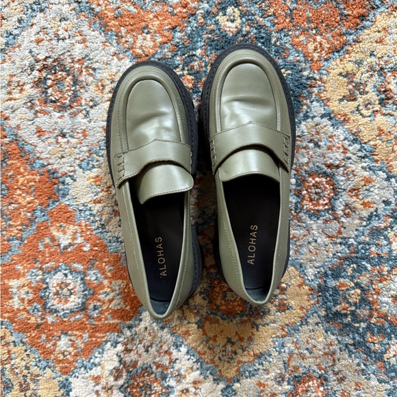 ALOHAS Shoes - Alohas Olive Green Trailblazer Loafers